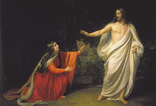 Appearance of Jesus Christ to Maria Magdalena &#8211; Alexander Andreyevich Ivanov &#8211; fr