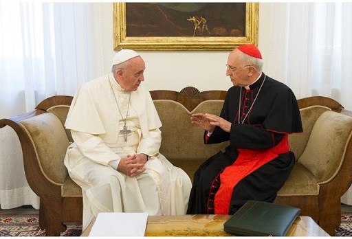 Cardinal Filoni et pape françois