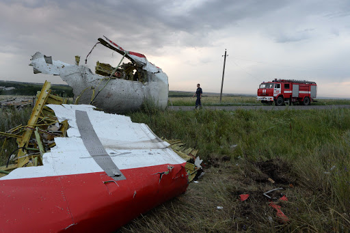 Ukraine : 2464172 Ukraine &#8211; 07/17/2014 The crash site of the Malaysian Boeing 777 outside Shakhtyorsk, Donetsk Region &#8211; Malaysian airline &#8211; fr