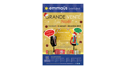 Emmaüs grande vente de Noël 2014