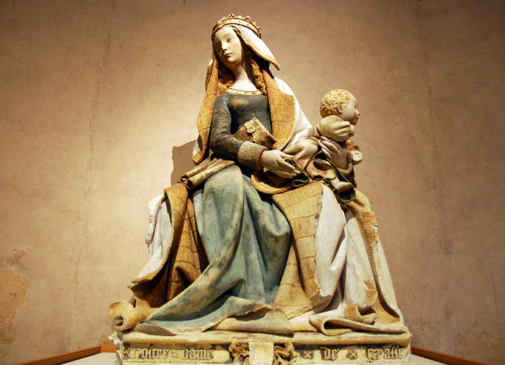 Anonyme, Notre Dame de Grâce, 1460-1480, Toulouse, musée des Augustins © Musée des Augustins