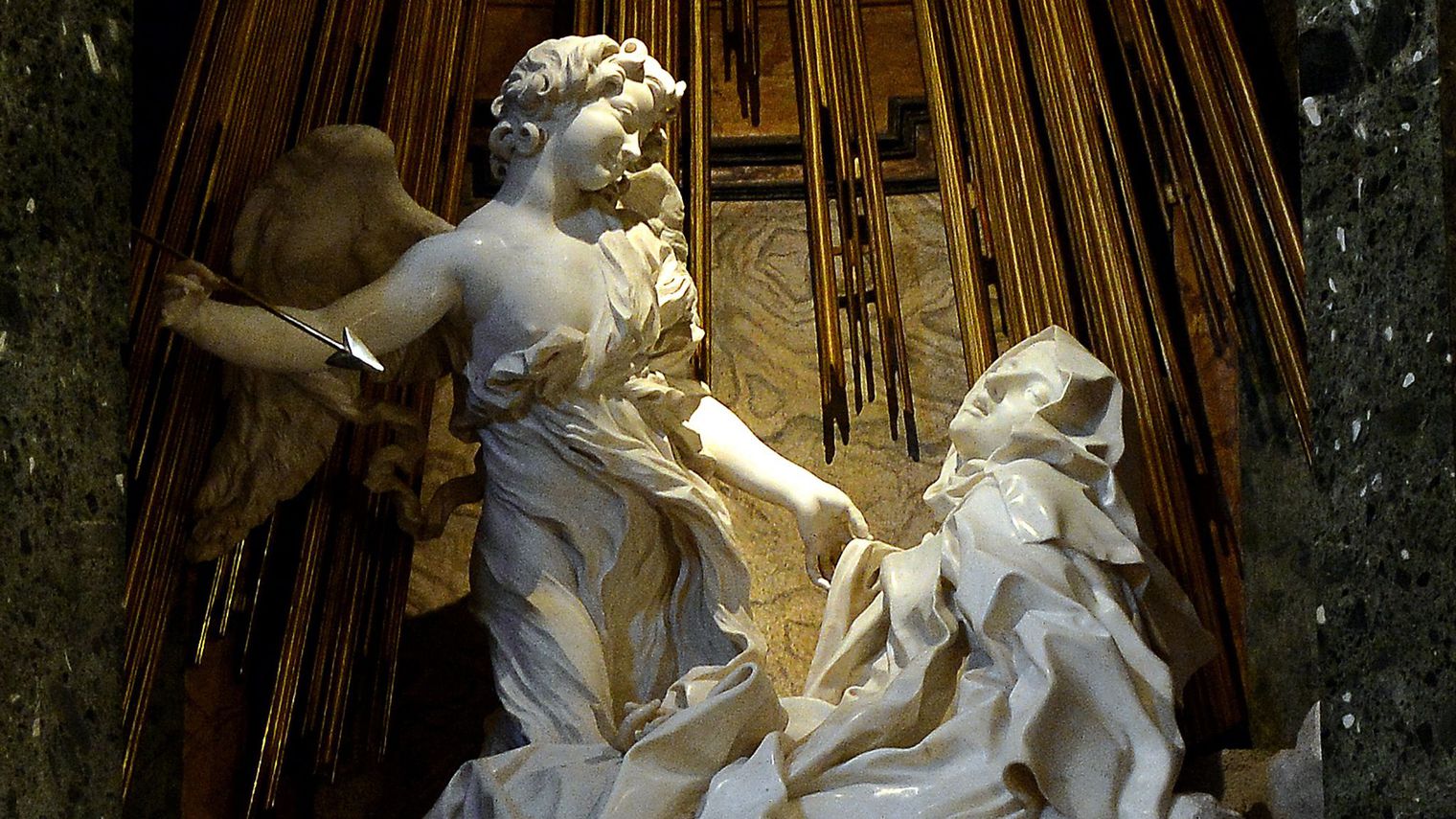 1	Bernin, L’Extase de sainte Thérèse, 1647-1652, Rome, église Sante-Maria-della-Vittoria © Wikimedia 