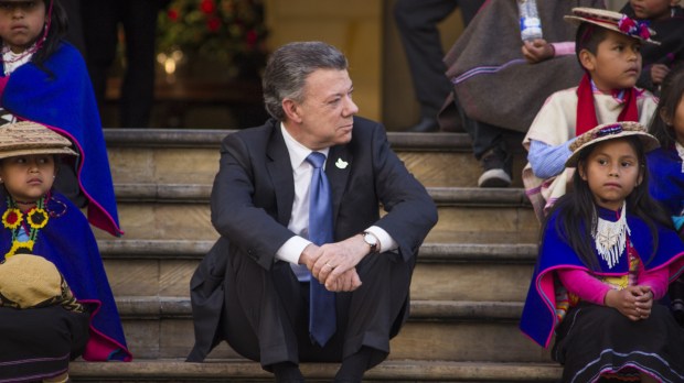 Colombia&rsquo;s President Juan Manuel Santos