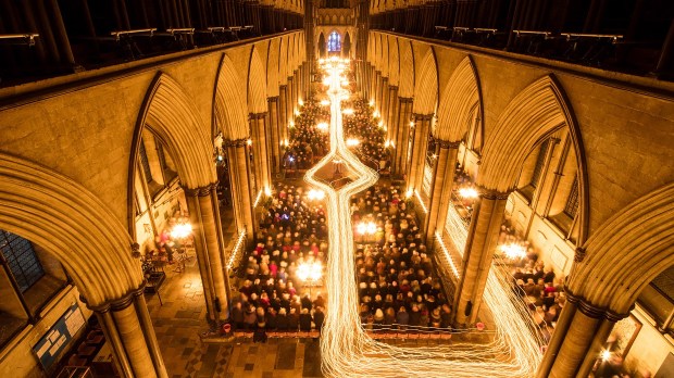 Salisbury Cathedral&rsquo;s Darkness To Light Advent Service