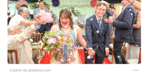 Le mariage féerique d&rsquo;un couple atteint du syndrome de Down