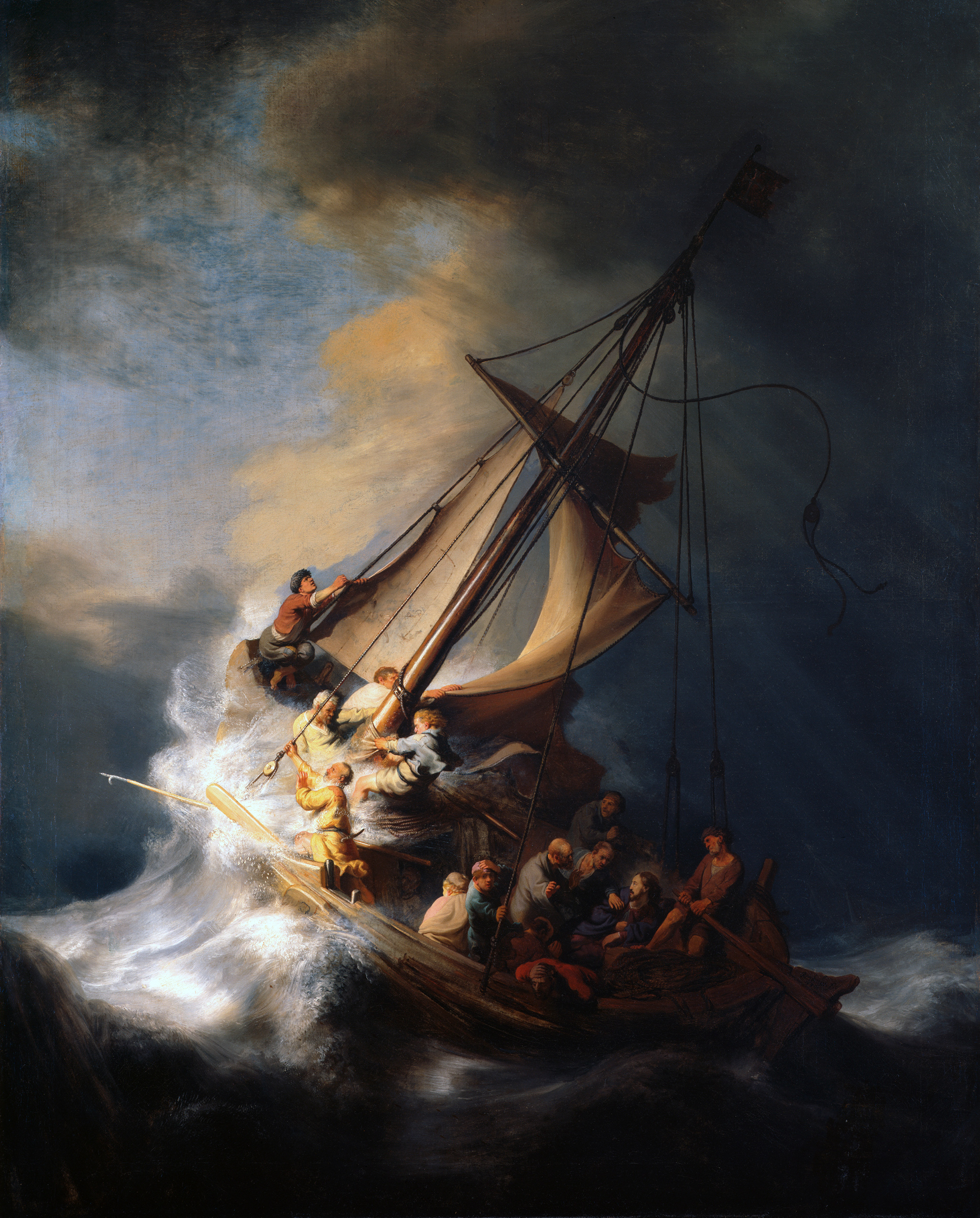 Le Christ dans la tempête sur la mer de Galilée