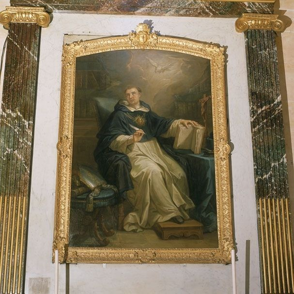 Tableau de frère André : « Saint-Thomas d'Aquin en extase ». 