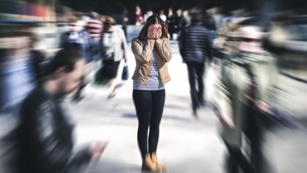 Woman Fear Street Shutterstock