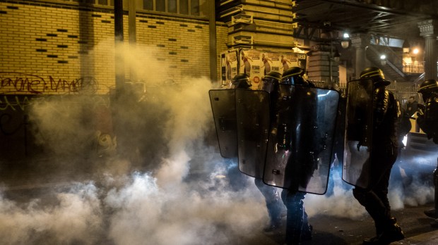Clashes In Paris During A Demonstration Demanding Justice For Theo