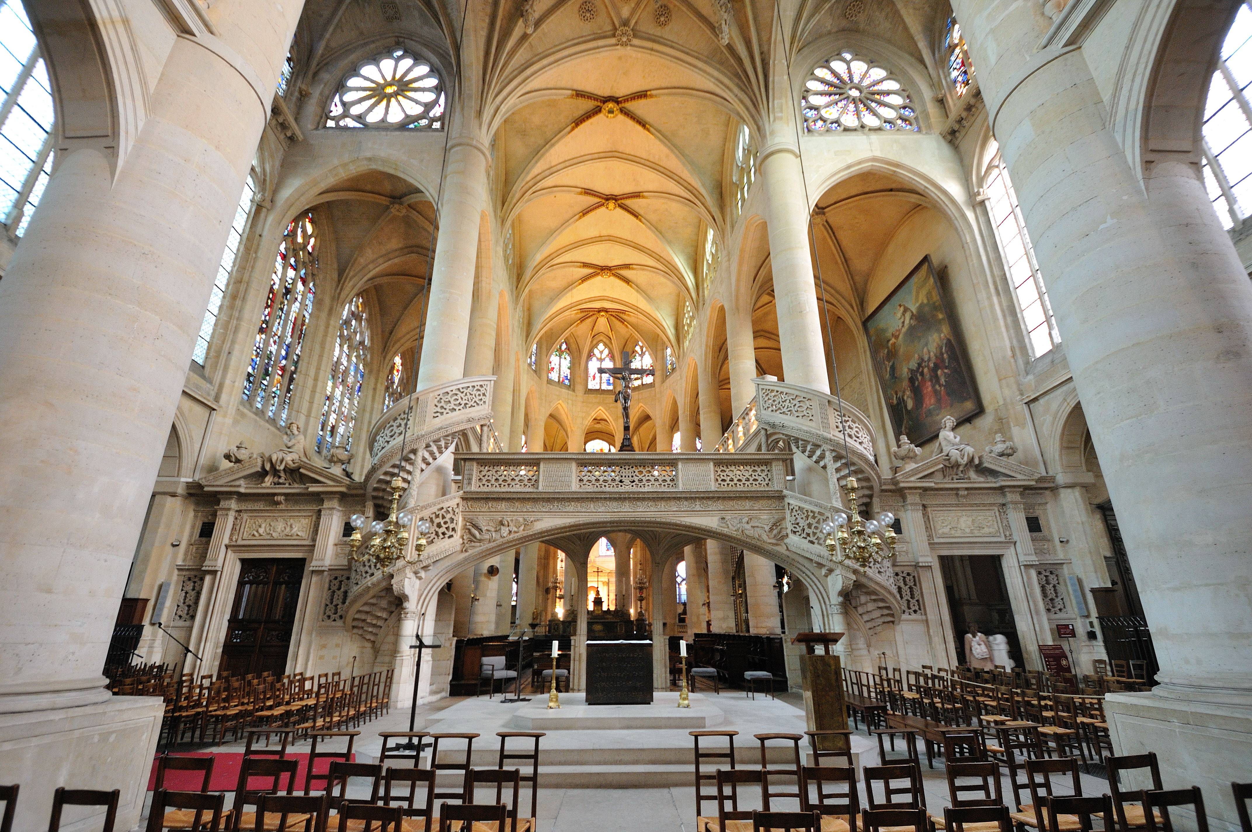 17 mars 2017: Eglise Saint Etienne du mont. Paris (75) France