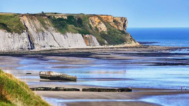 Arromanches, les falaises