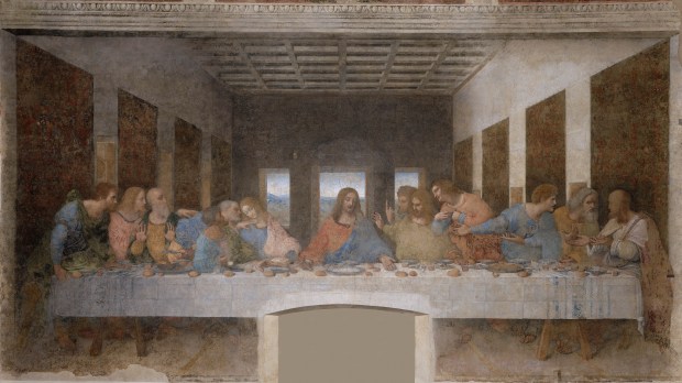 La Cène, par Léonard de Vinci, 1494-1498, fresque, Église Santa Maria delle Grazie de Milan © Wikimedia