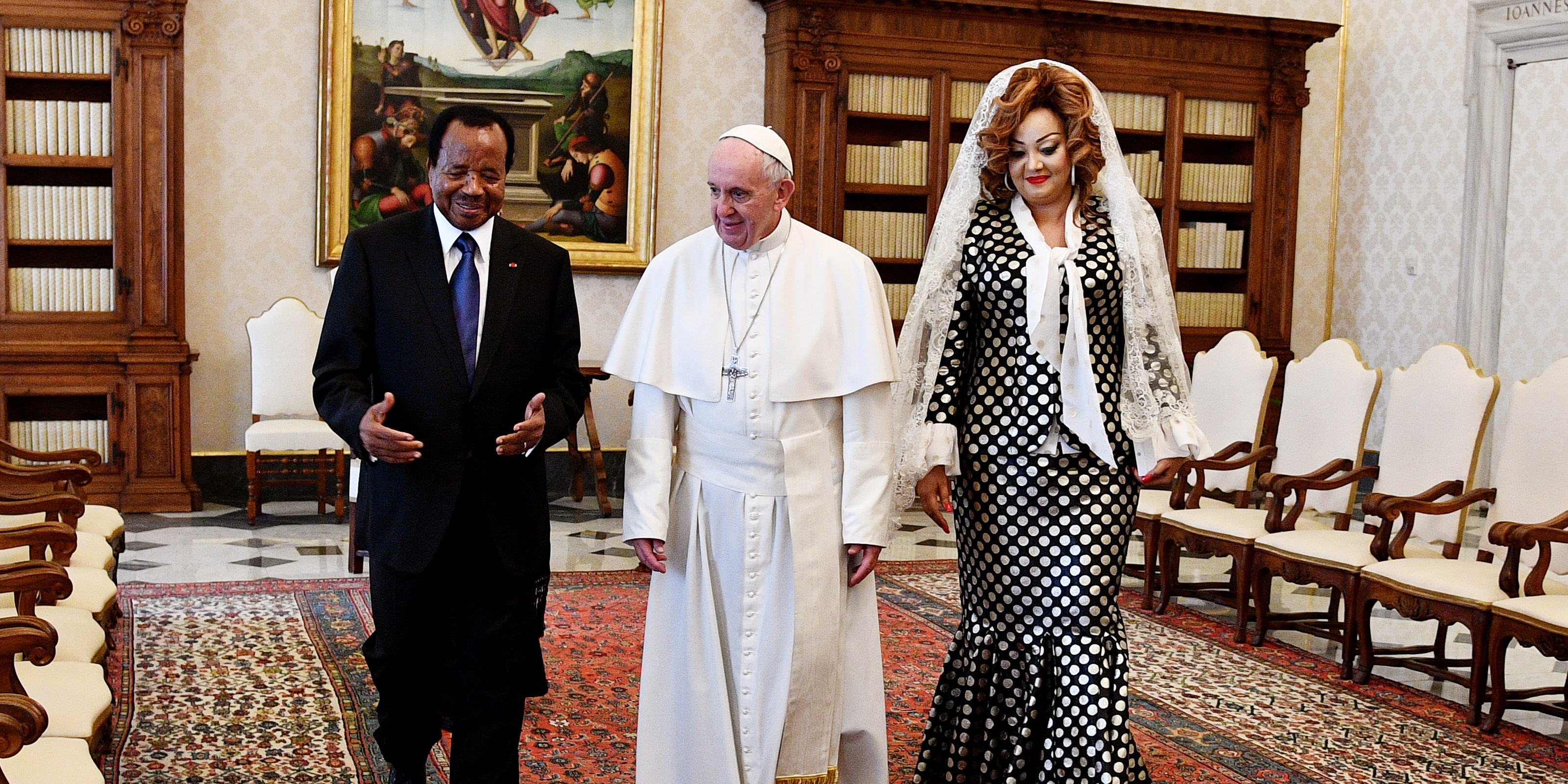 CAMEROON PRESIDENT POPE