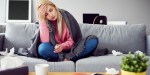 JEUNE FEMME MALADE