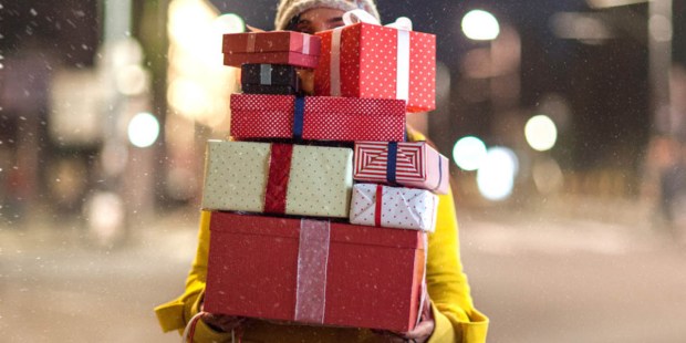 WOMAN, CHRISTMAS