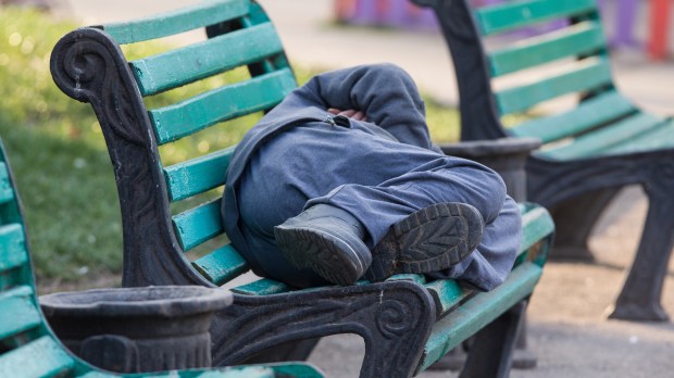 HOMELESS BENCH