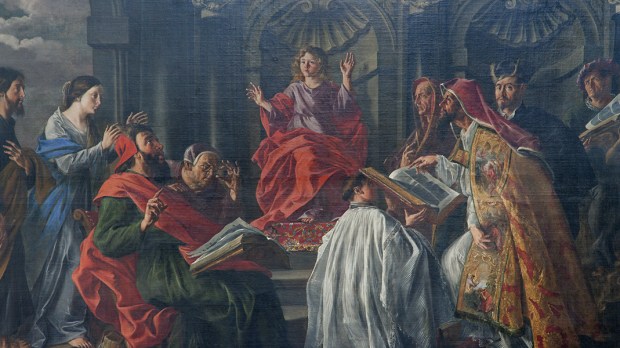 JESUS CHRIST TEACHING IN THE TEMPLE