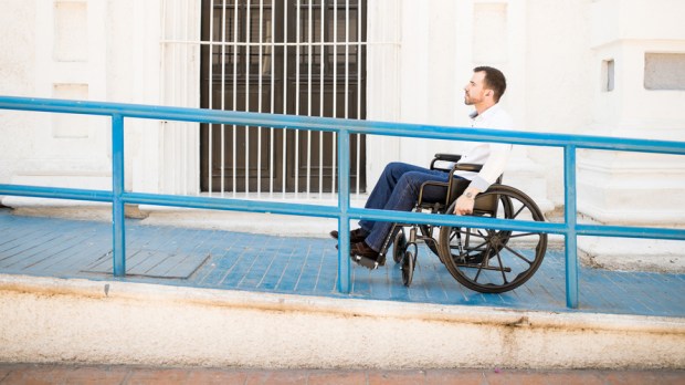 MAN WHEELCHAIR