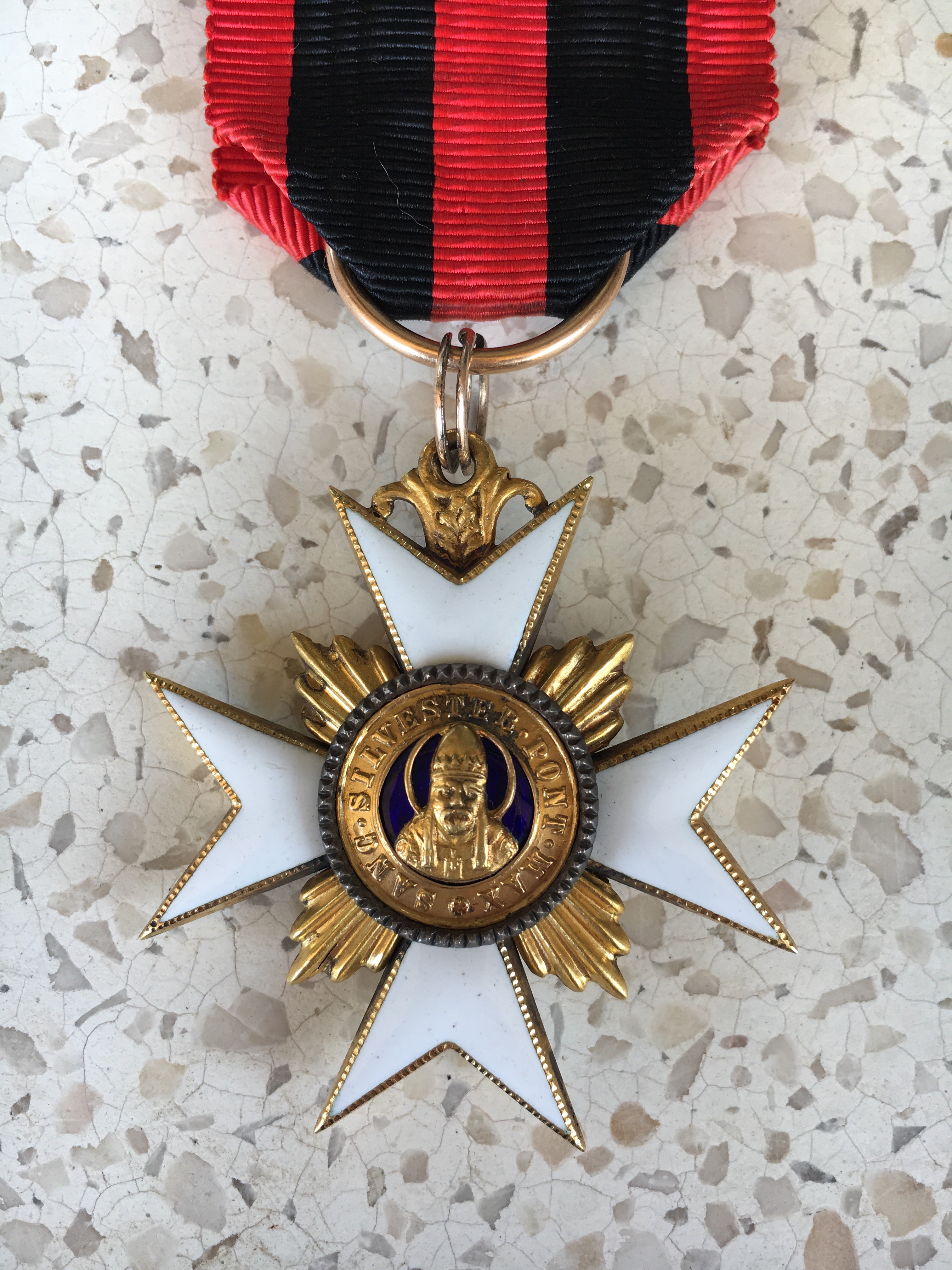 Knight cross of the Order of St. Sylvester, Holy See