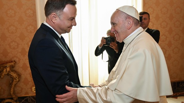 ANDRZEJ DUDA I PAPIEŻ FRANCISZEK