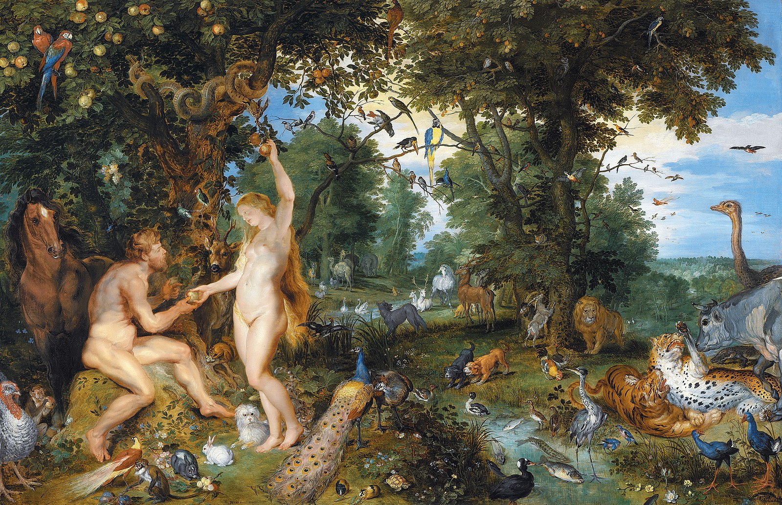 1600px-Jan_Brueghel_de_Oude_en_Peter_Paul_Rubens_-_Het_aards_paradijs_met_de_zondeval_van_Adam_en_Eva-1