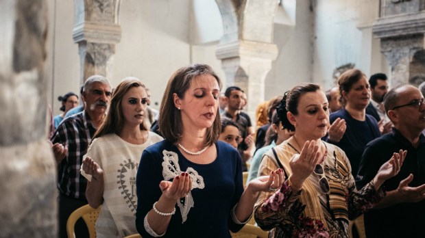 CHRISTIANS-SYRIA-MOSUL-CHURCH