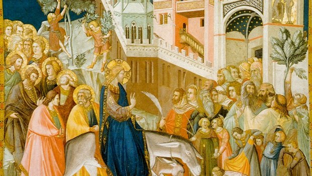 Arrivée du Christ à Jérusalem, par Pietro Lorenzetti.