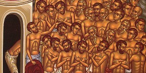 Les quarante martyrs de Sébaste, morts de froid pour le Christ