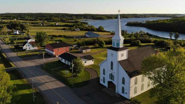 L'église de Pomquet