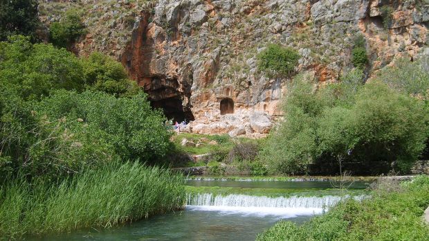 La grotte de Pan à Banias