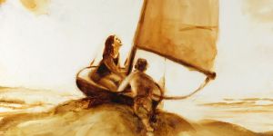 « Béatitude », la peinture de Boissoudy illumine le couple