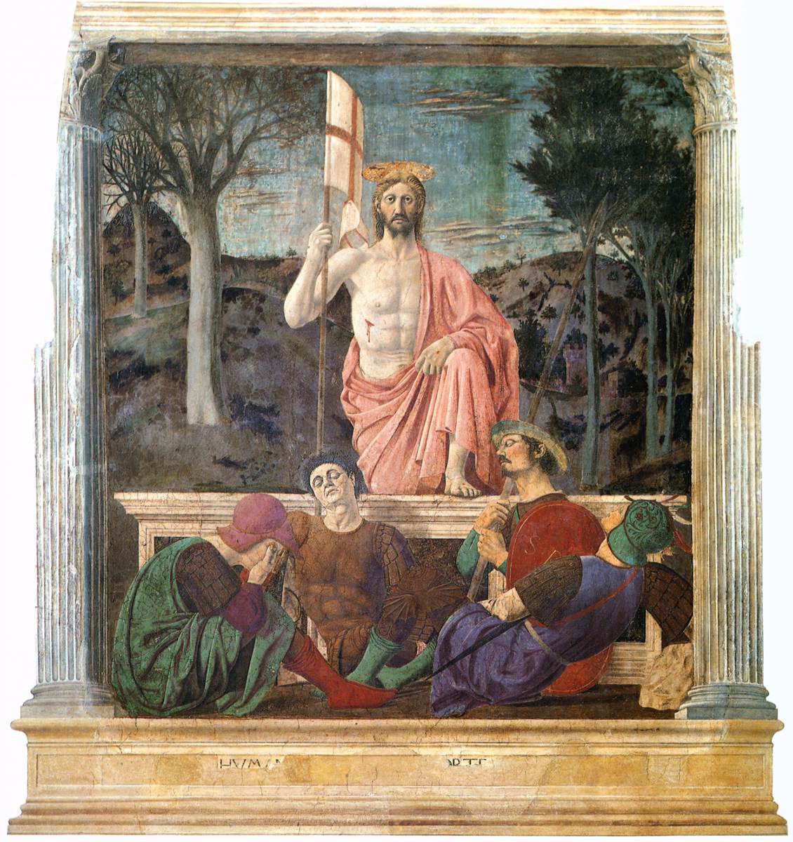 Piero della Francesca «La Résurrection» Museo Civico di Sansepolcro
