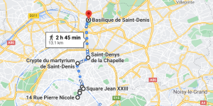 Une balade à Paris sur les traces de saint Denis