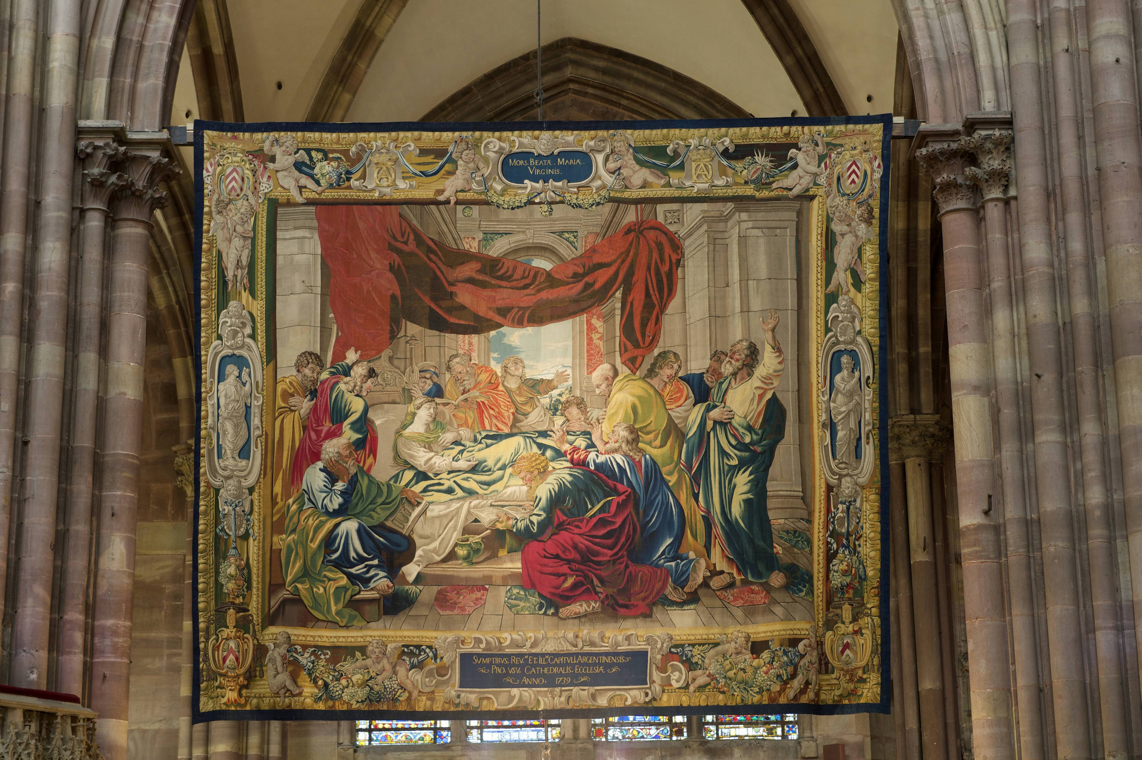 tapisserie de la vierge de la vierge à Strasbourg