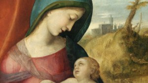 VIRGIN MARY AND CHILD BY CORREGGIO