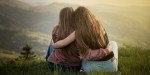 GIRLS, HUG, NATURE
