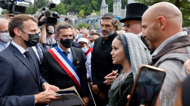 Macron à Lourdes