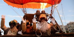 Les rois mages en montgolfière !