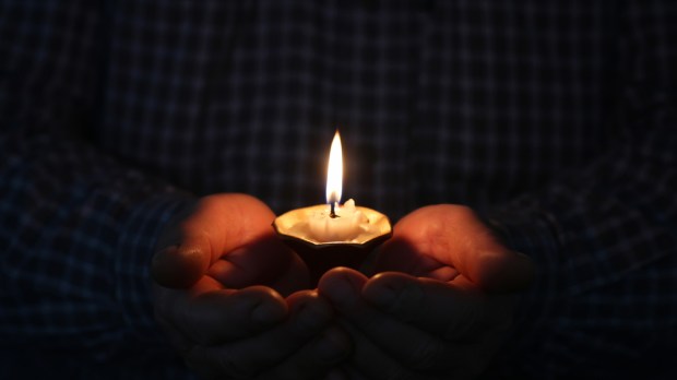 modlitwa przy świecy
