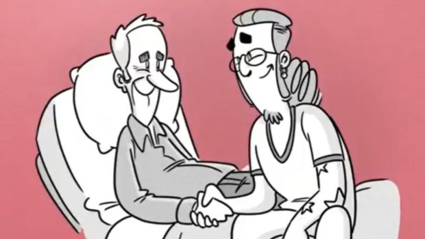 L'homme étoilé, Instagram, soins palliatifs, médecin, infirimier
