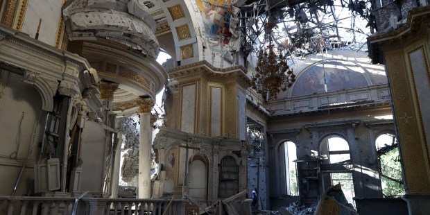 [EN IMAGES] Les ruines de la cathédrale d’Odessa