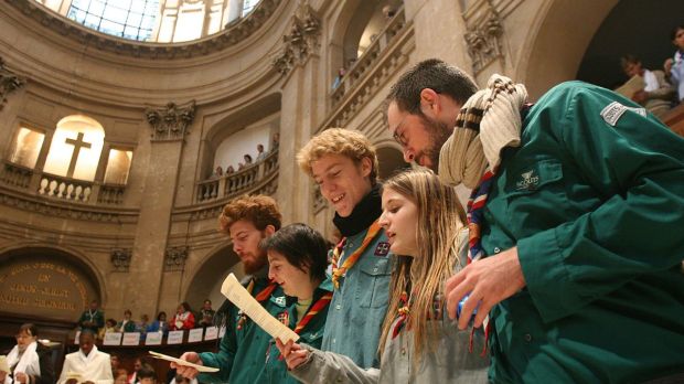 Chant, chanter, scout, scoutisme