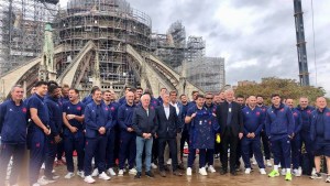 Notre dame de Paris et le XV de France