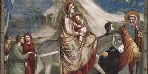 La vie de la Vierge Marie : la fuite en Égypte