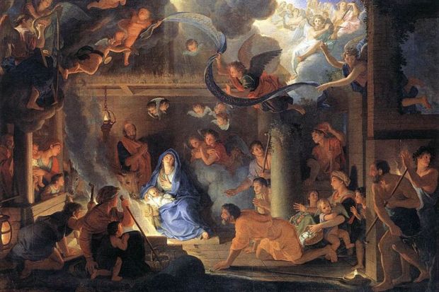 crèche, nativité, noel, tableau, marie