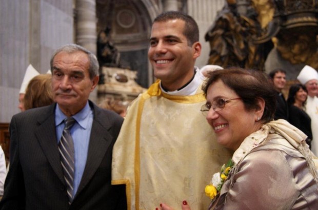Fr. David Santos ordination to the diaconate in Rome